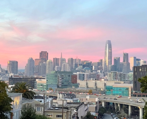 San Francisco Skyline Dusk
