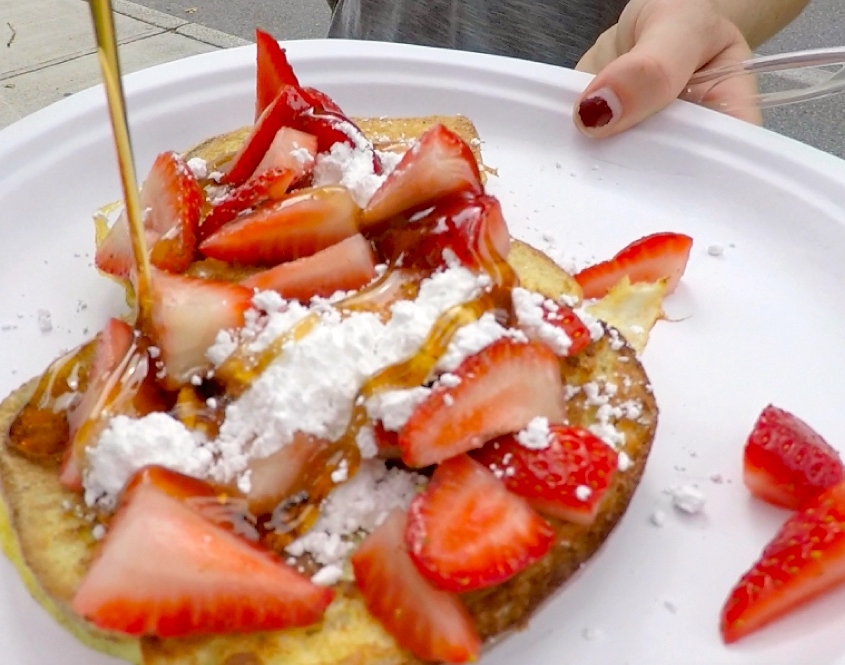 French Toast Camping Meal