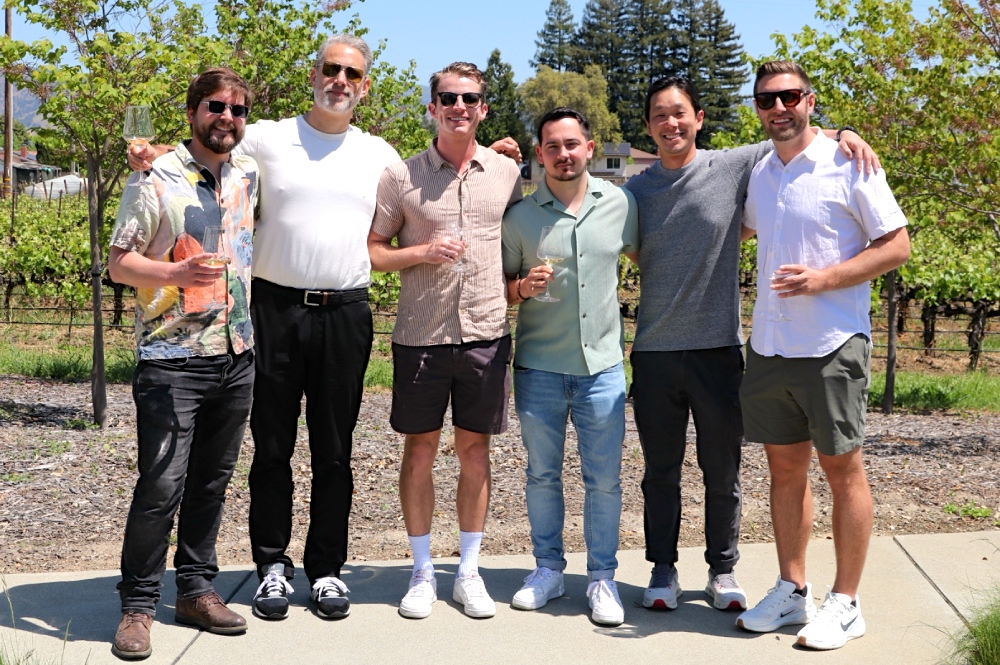 Boys-Team-In-Napa Team Gathering Napa Valley